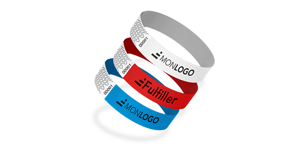Bracelet Tyvek couleur