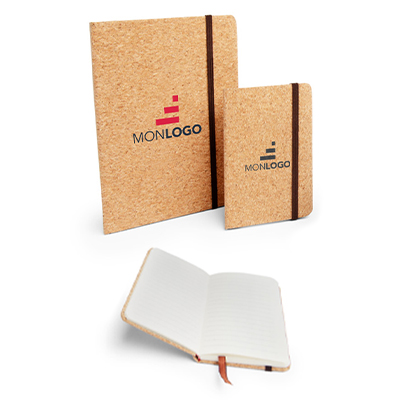 Carnet de notes en liège