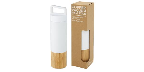 Bouteille Torne de 540 ml isotherme en acier inoxydable avec couche de cuivre et isolation par le vide, avec paroi extérieure