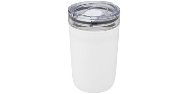 Gobelet en verre Bello de 420 ml avec paroi extérieure en plastique recyclé