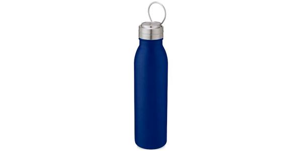 Bouteille de sport Harper 700 ml en acier inoxydable avec boucle métallique