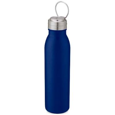 Bouteille de sport Harper 700 ml en acier inoxydable avec boucle métallique
