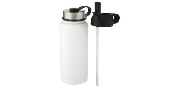 Bouteille de sport isotherme Supra 1 l avec couche de cuivre et 2 couvercles