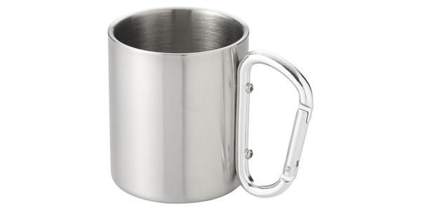 Mug isolant Alpes avec mousqueton 200ml