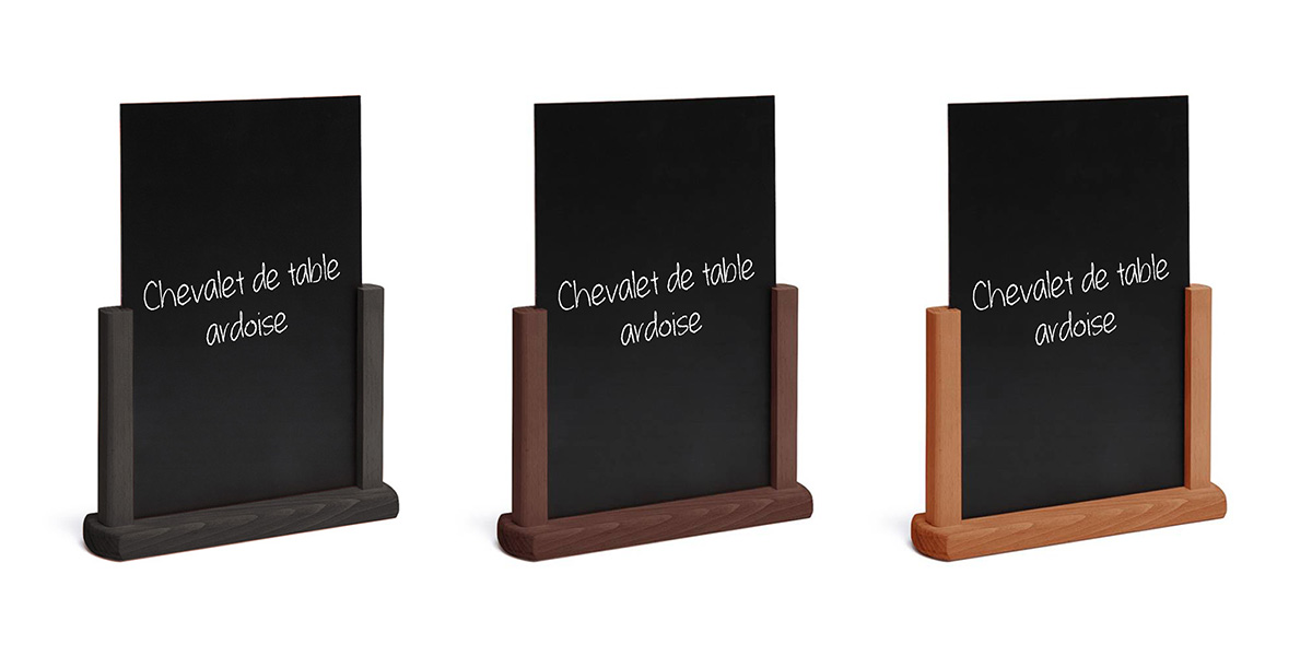 Chevalet de table ardoise
