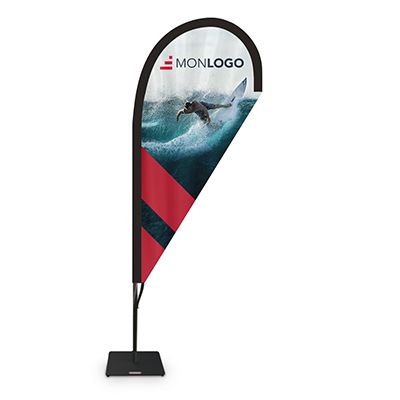 Drapeau Publicitaire Goutte