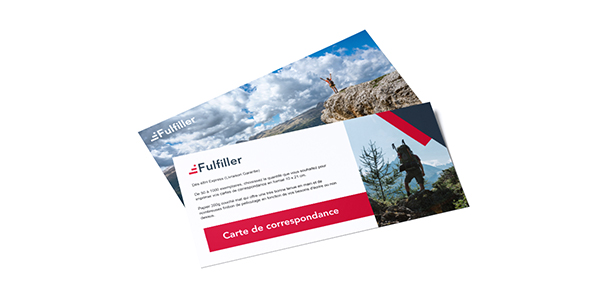 impression carte de correspondance