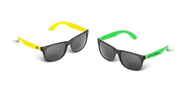 Lunettes de soleil Rétro FLUO