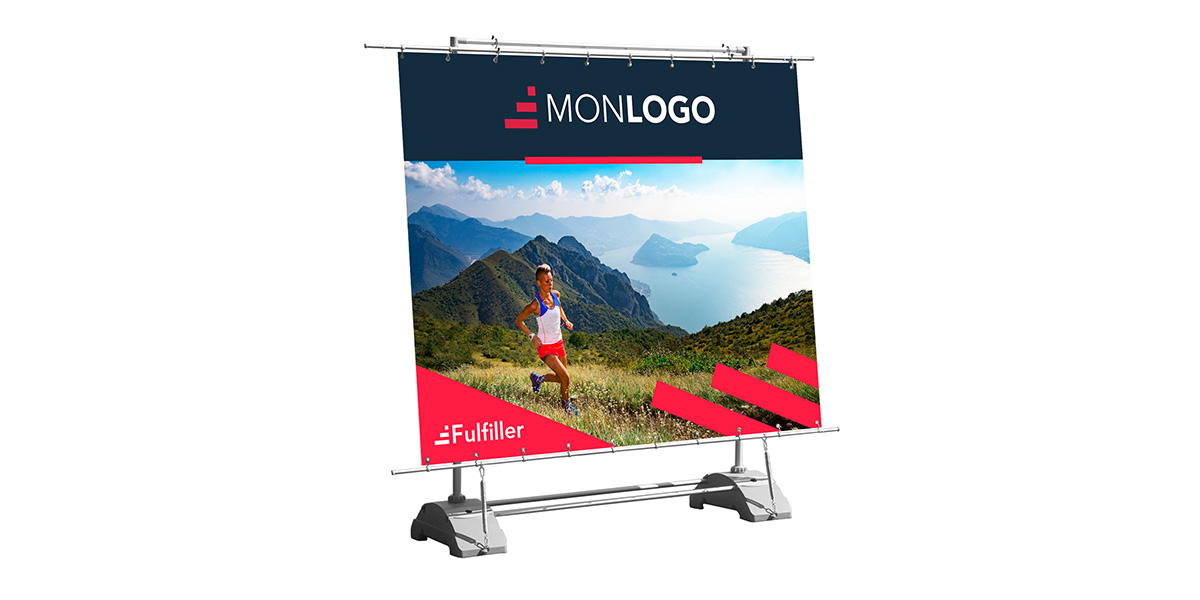 Mur d'image extérieur résistant