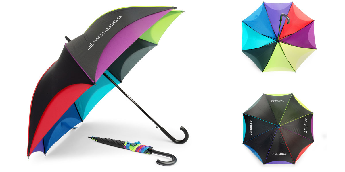Parapluie multicolore