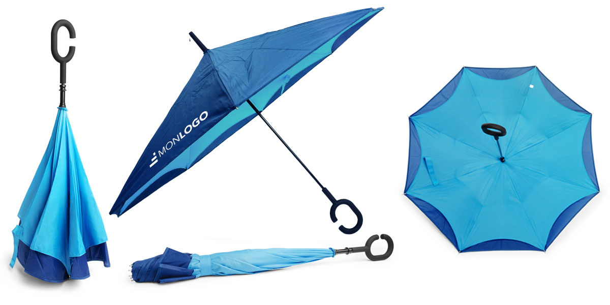Parapluie ouverture inversée
