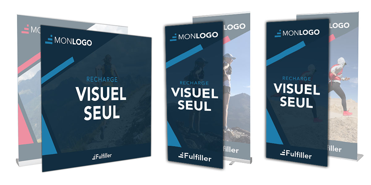 Recharge de visuels seuls pour Roll UP