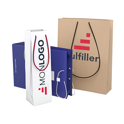 Sac kraft avec cordon