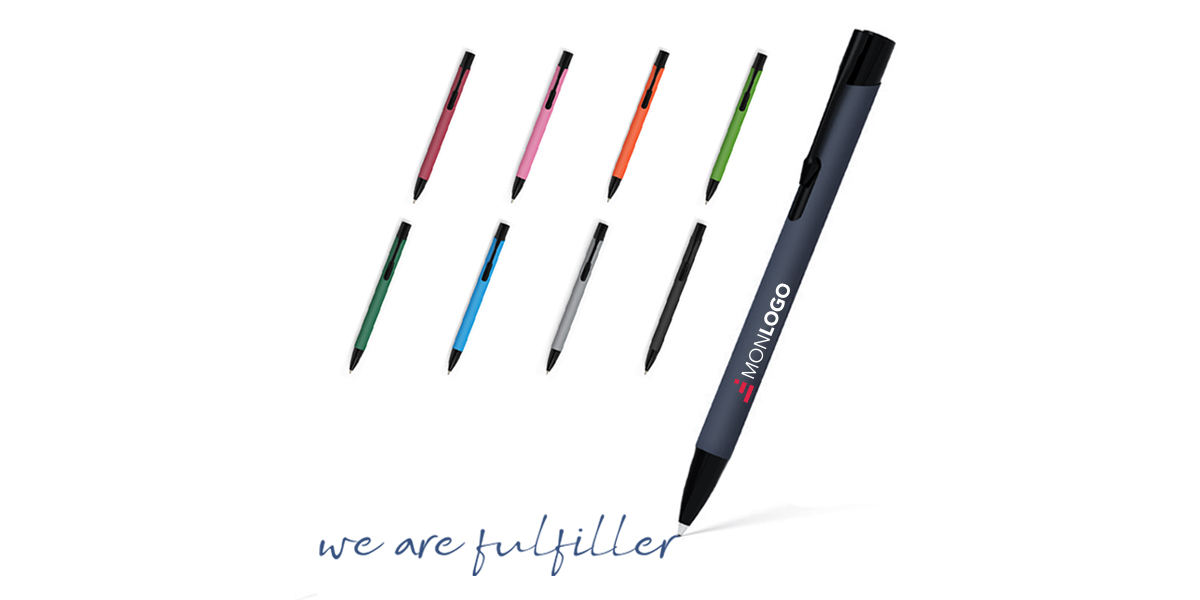 Stylo métal soft touch