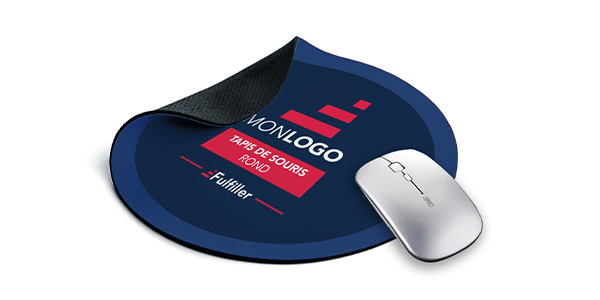 Tapis de souris rond