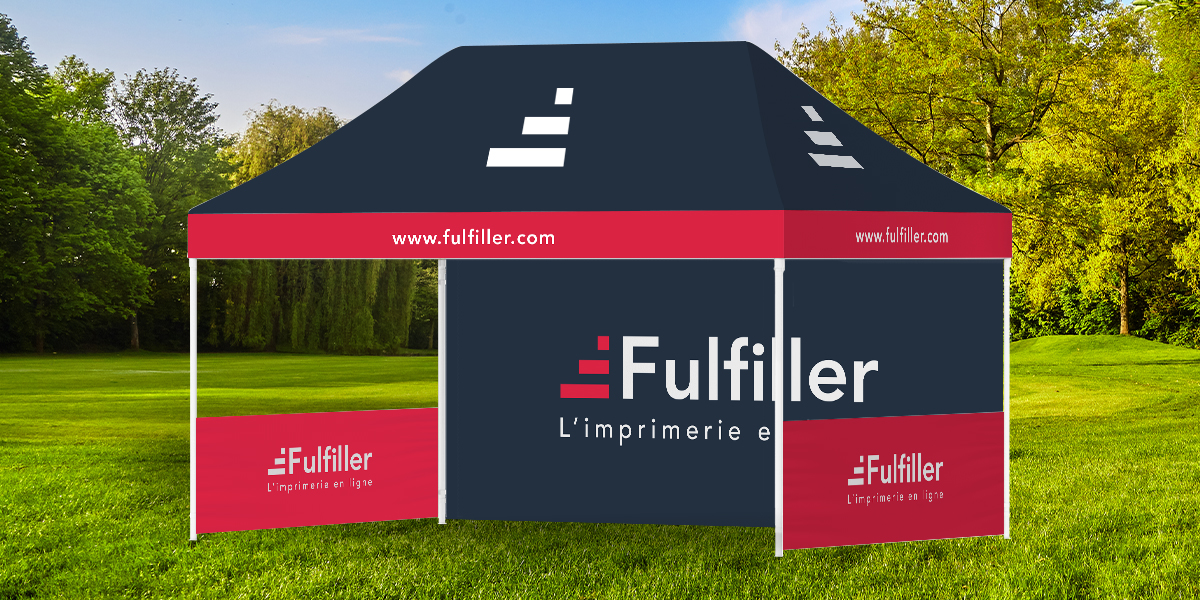 Tente publicitaire 3 x 4,5m