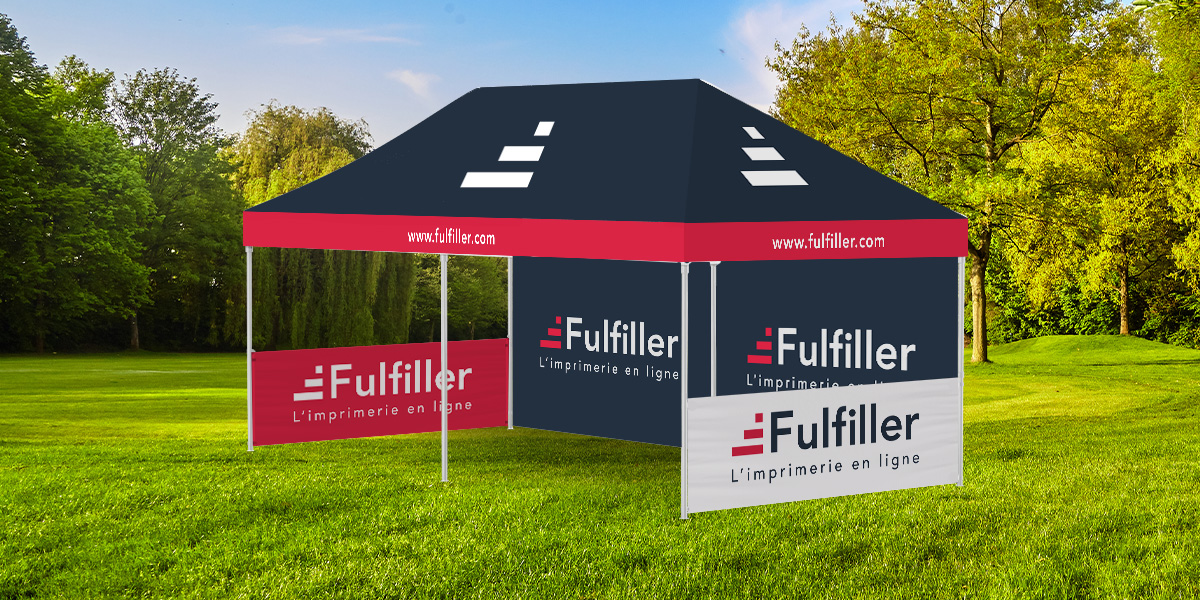 Tente publicitaire 3 x 6m