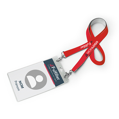 Tour de cou avec badge